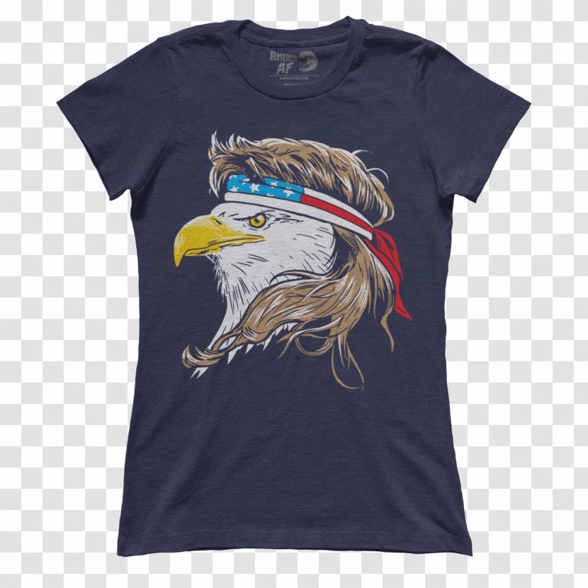 T-shirt United States Bald Eagle Hoodie American Outfitters - Clothing - Navy Transparent PNG