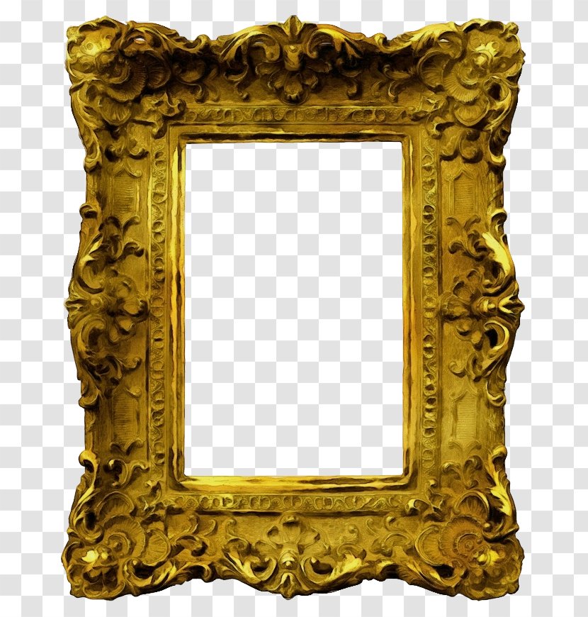 Victorian Picture Frames Image Gold Frame Borders And - Metal Transparent PNG