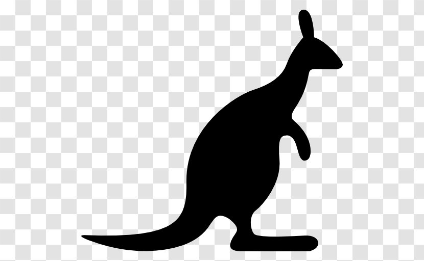 Macropodidae Kangaroo Silhouette Clip Art Transparent PNG