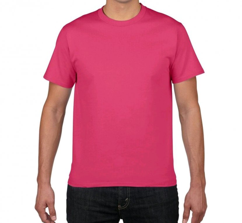 Long-sleeved T-shirt Hoodie Gildan Activewear - Pink - Polo Transparent PNG