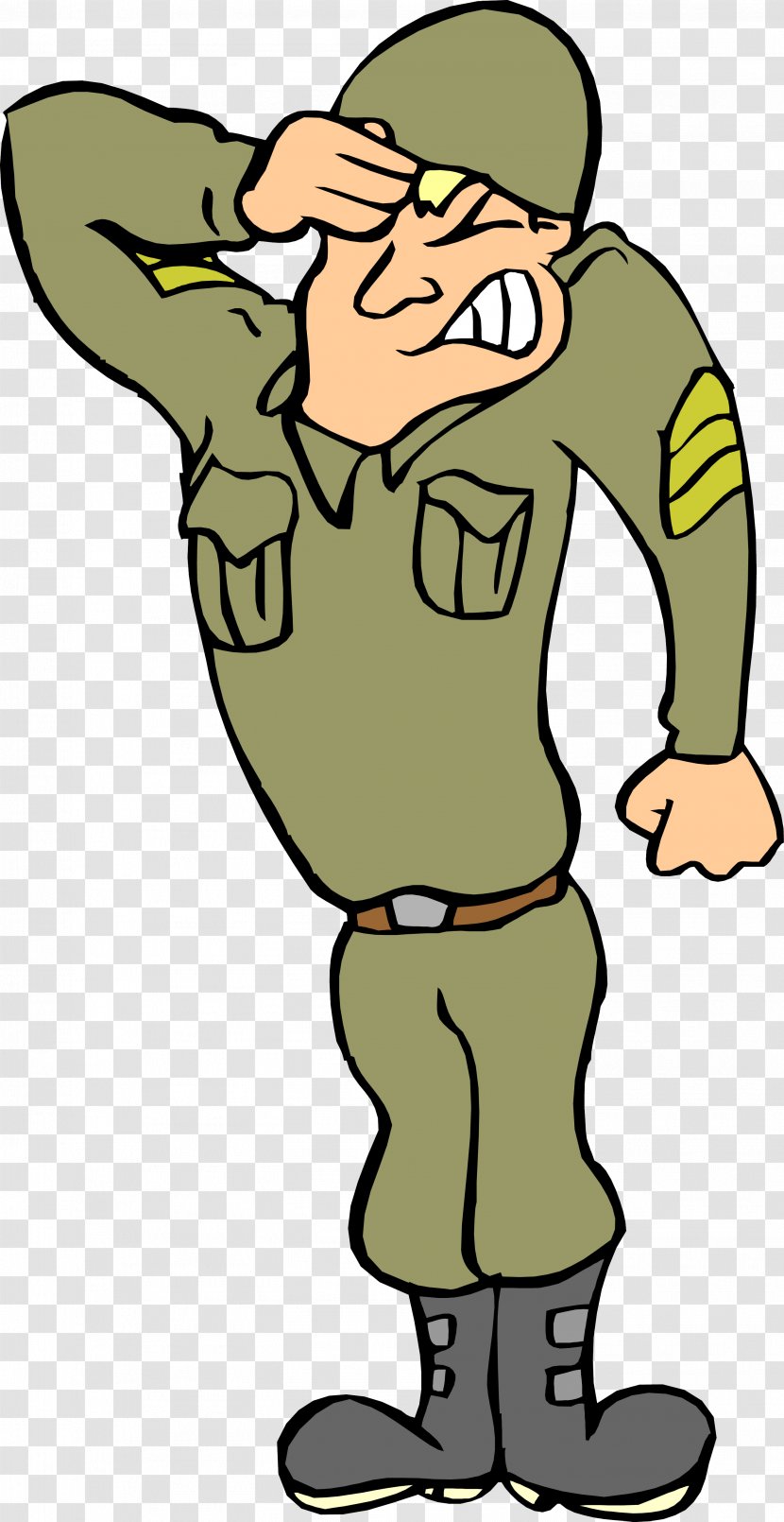 Military Soldier Animation Clip Art - Headgear - Army Transparent PNG