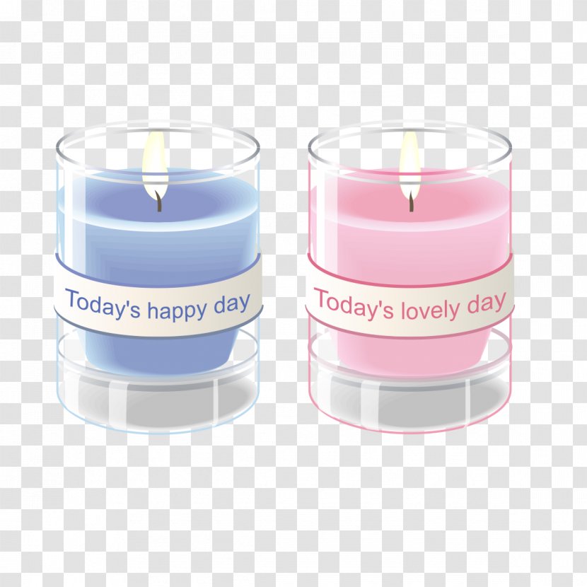 Adobe Illustrator - Wax - Prayer Candles Light Color Background Vector Material Transparent PNG