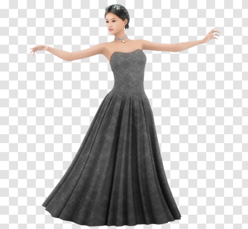 Wedding Dress Cocktail Shoulder Party - Heart Transparent PNG