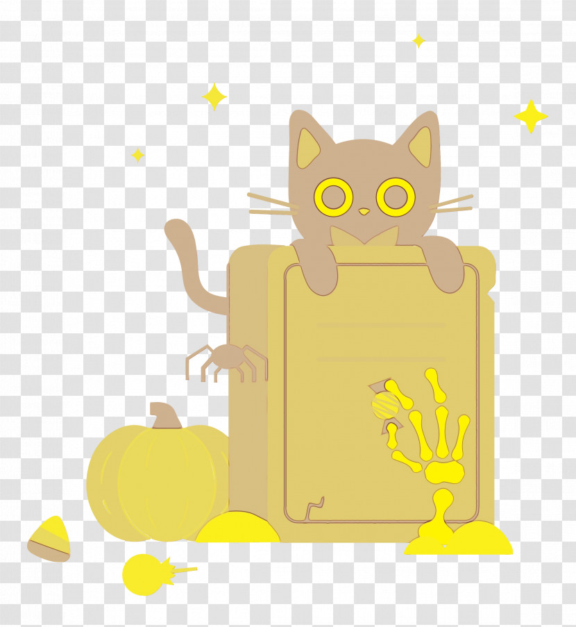 Cat Kitten Whiskers Small Cartoon Transparent PNG
