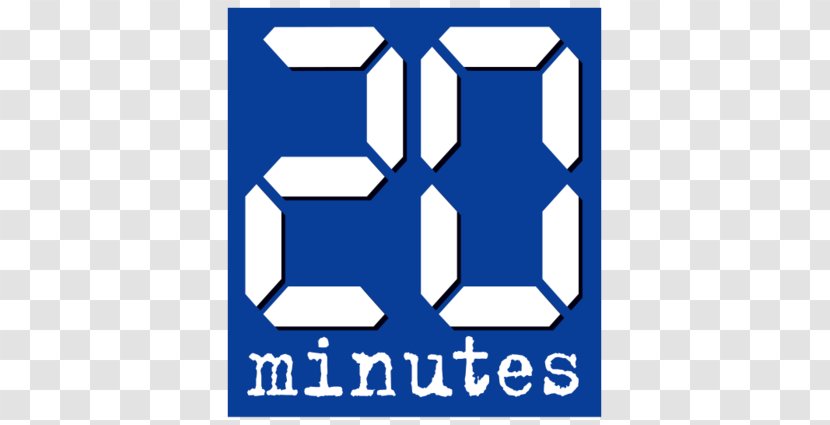 20 Minutes Minuten France Le Bien Public Logo - Blue Transparent PNG