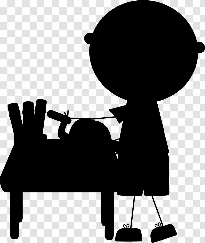 Human Behavior Clip Art Silhouette - Furniture - Office Chair Transparent PNG