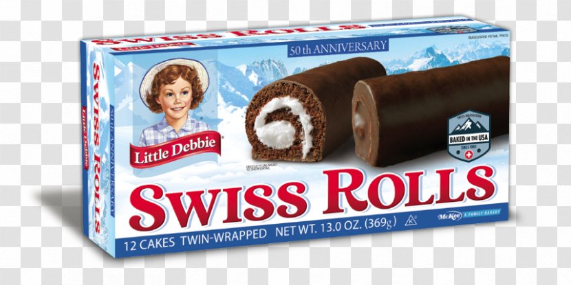 Swiss Roll Nutty Bars Cream Ho Hos Cake - Small Bread Transparent PNG