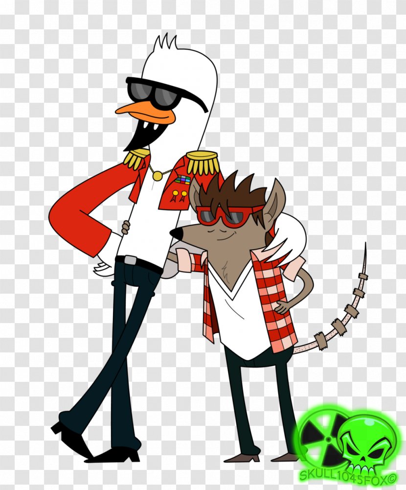 Mordecai Rigby Character Chad & Jeremy - Heart - Regular Transparent PNG
