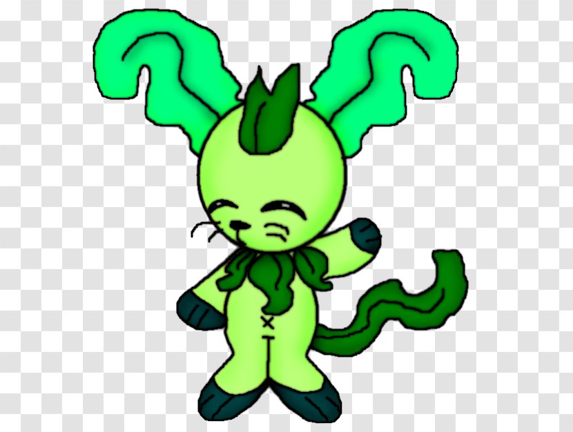 Leaf Green Cartoon Character Clip Art Transparent PNG