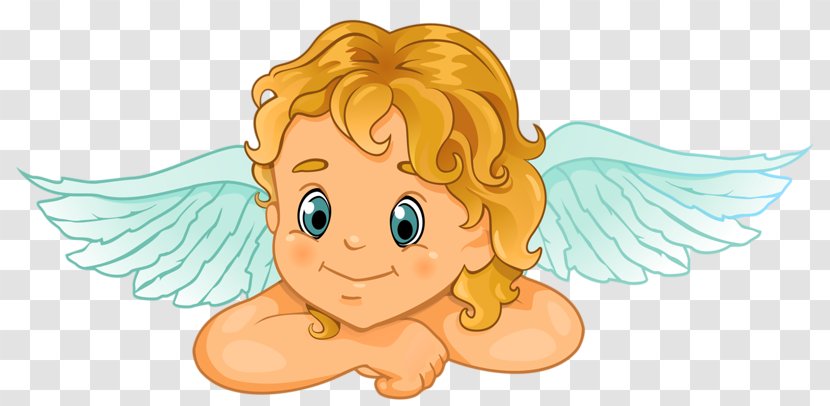 Cupid Romance Falling In Love - Heart - Blond Angel Transparent PNG