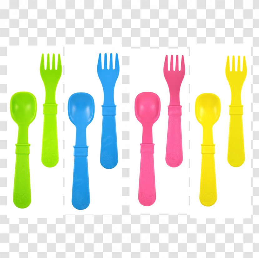 Cutlery Fork Plastic Spoon Tableware - Playing Dish Transparent PNG