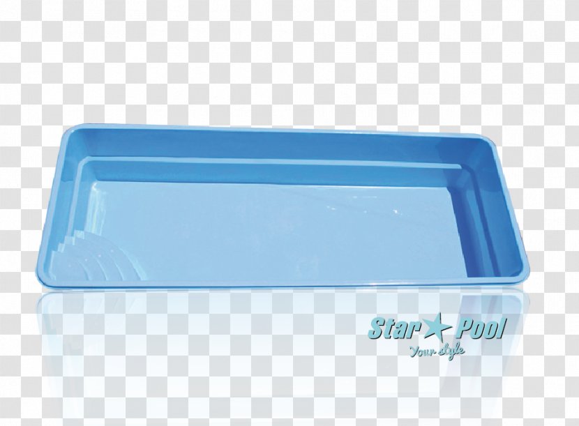 Plastic Product Design Tray Rectangle - Blue - Polyester Swimming Pools Transparent PNG