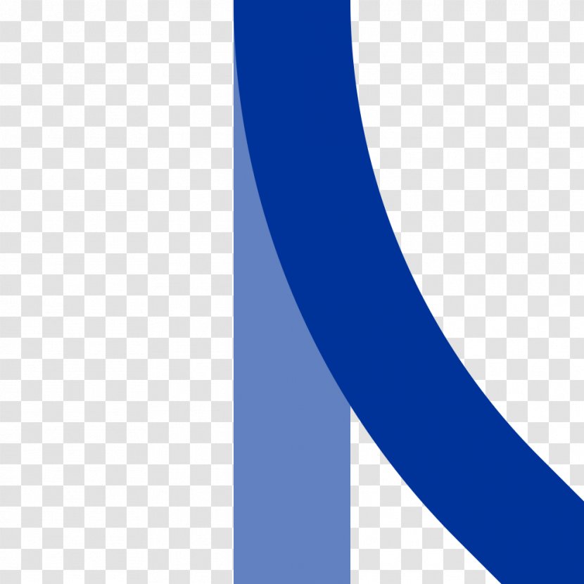 Logo Brand Line - Electric Blue Transparent PNG