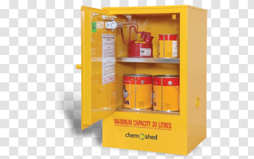 Flammable Liquid Dangerous Goods Safety Combustibility And Flammability Cabinetry - Hazmat Class 3 Liquids - Shelf Drum Transparent PNG