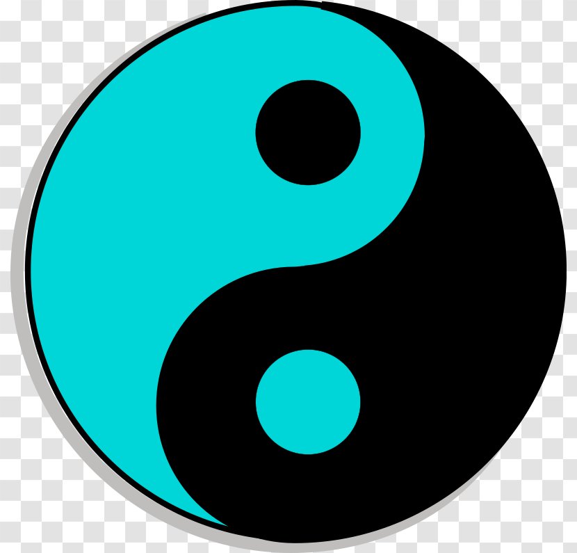 Yin And Yang Chinese Dragon Clip Art - Symbol Transparent PNG