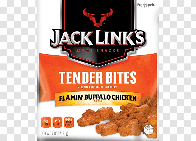 Jerky Buffalo Wing Snack Meat Chicken Fingers - Tenders Transparent PNG