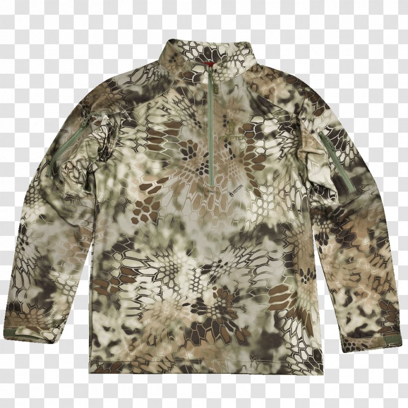 Jacket Military Camouflage Clothing Polar Fleece - Sleeve - Camo Transparent PNG
