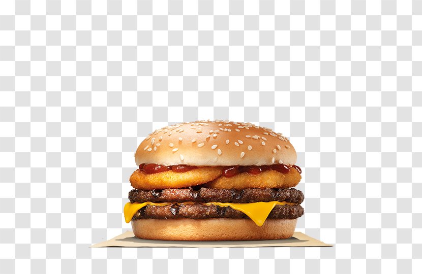Cheeseburger Hamburger Fast Food Whopper Veggie Burger - King Transparent PNG