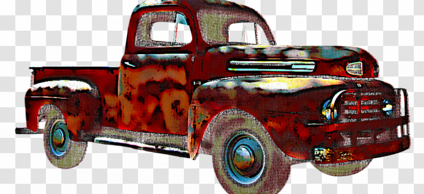 Commercial Vehicle Vintage Car Truck Car Commerce Transparent PNG