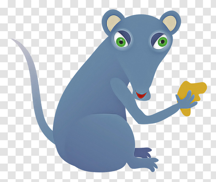 Cartoon Rat Muridae Animal Figure Pest Transparent PNG