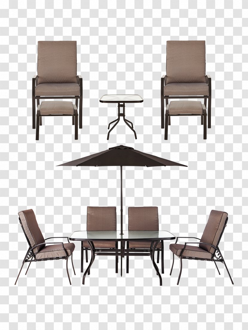 Table Garden Furniture Chair - Dining Vis Template Transparent PNG