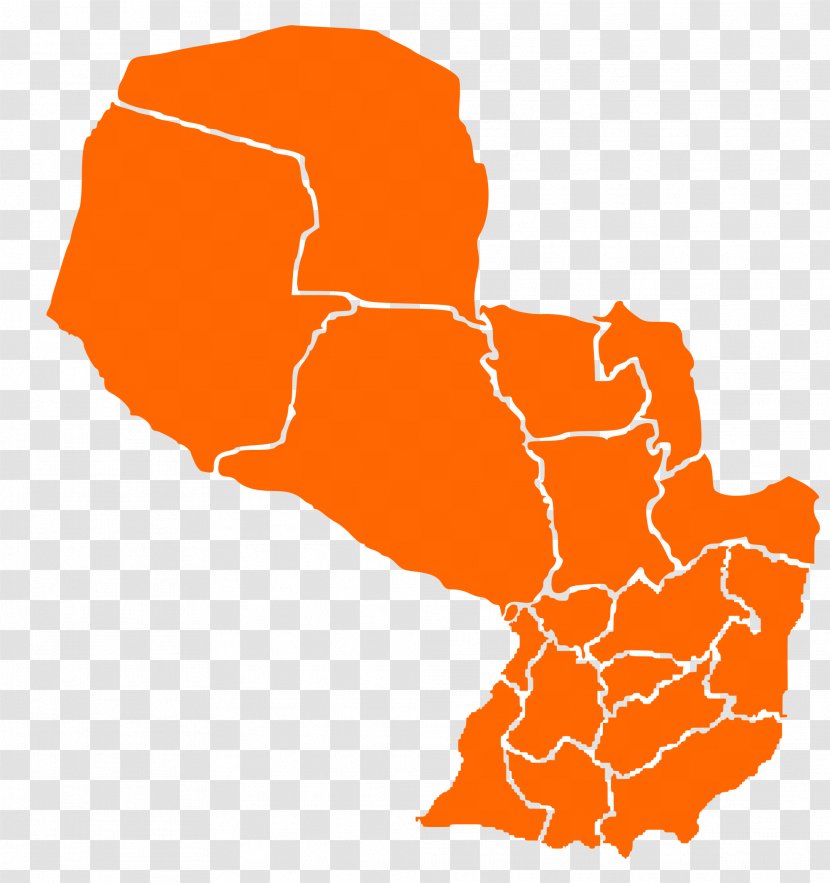 Paraguay World Map - Drawing Transparent PNG