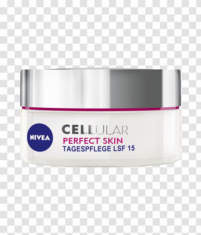 NIVEA CELLular Anti-Age Day Cream Skin Factor De Protección Solar - Nivea Cellular Perfect Tagesfluid - Face Care Transparent PNG