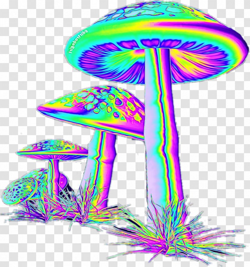 Mushroom Cartoon - Purple Transparent PNG