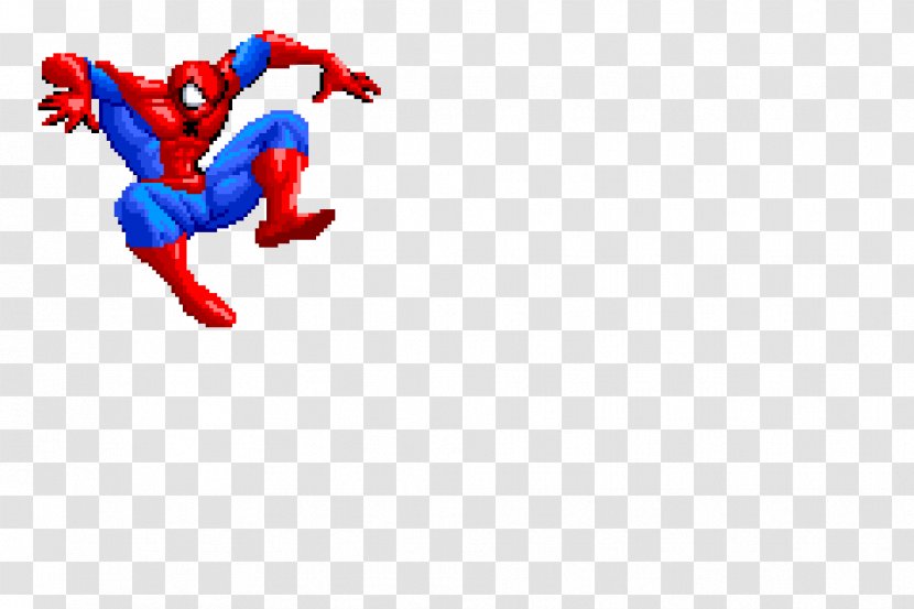 Spider-Man Iron Man Pixel Art - Spiderman - Spider-man Transparent PNG