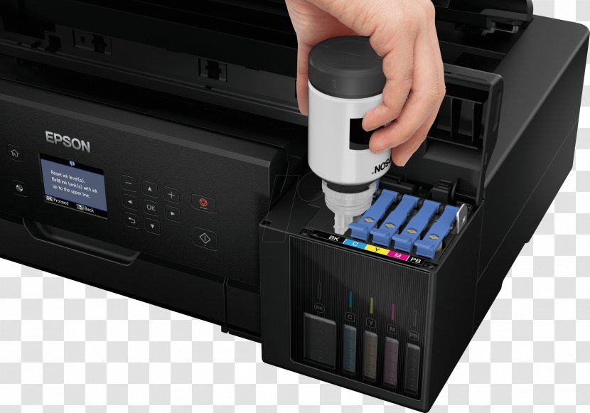 Inkjet Printing ET-7750Epson Expression Premium ET-7750 EcoTank Wide-format All-in-One Supertank Printer C11CG16201 Epson ET-7700 Wireless Multi-function - Ink Transparent PNG