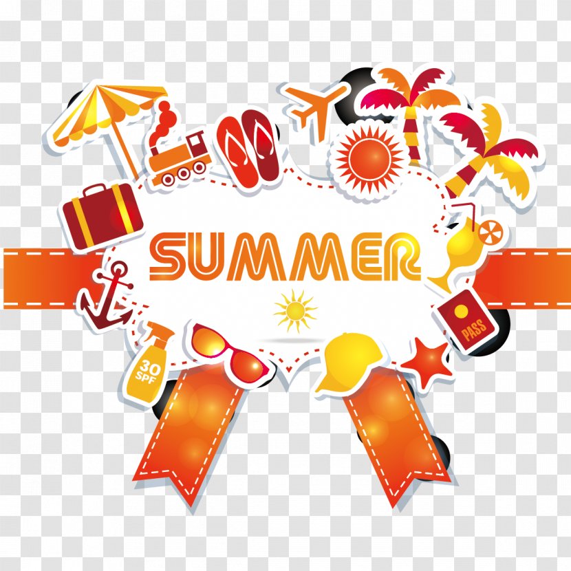 Summer Vacation Icon - Scalable Vector Graphics - Creative Transparent PNG