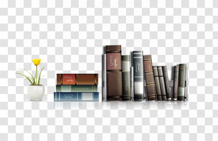 Table Desktop Computer - Shelf - Books On The Transparent PNG