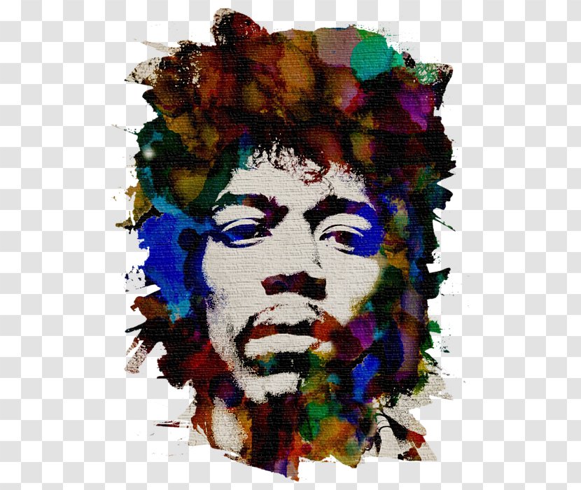 Jimi Hendrix T-shirt Art Painting - Modern Transparent PNG