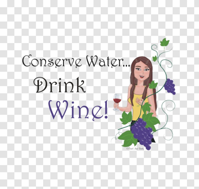 Floral Design Wine Human Behavior Font - Character Transparent PNG