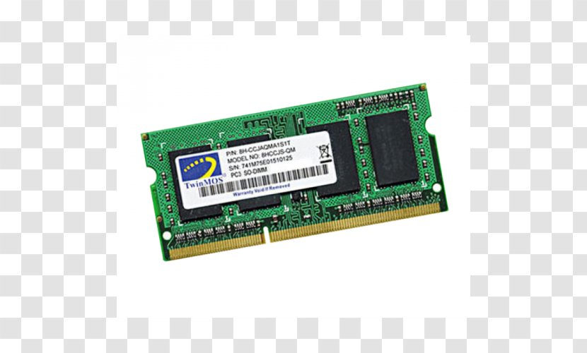 DDR3 SDRAM Laptop Flash Memory ROM - Microcontroller Transparent PNG