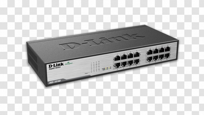 Network Switch Gigabit Ethernet D-Link Energy-Efficient - Hub Transparent PNG