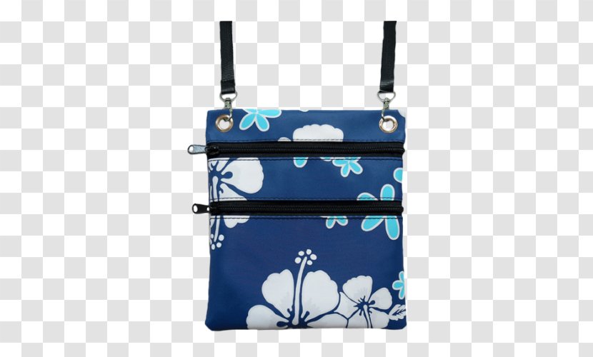 Blue White Rectangle Rosemallows - Suitcase Handpainted Transparent PNG