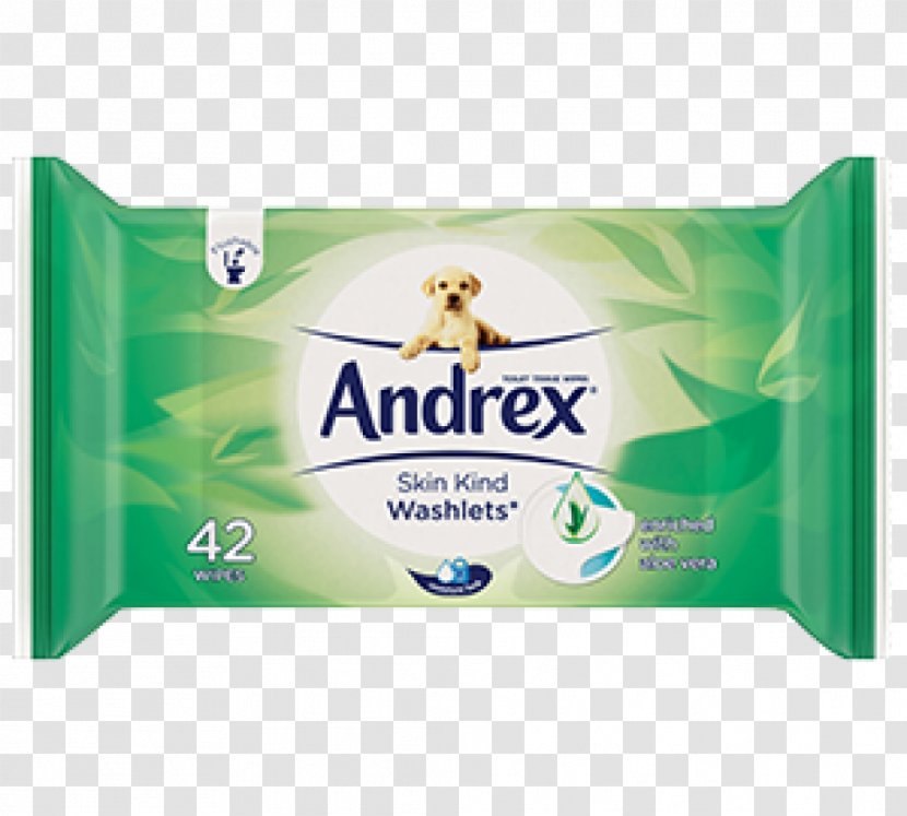 Andrex Washlet Wet Wipe Toilet Paper Facial Tissues - Brand Transparent PNG