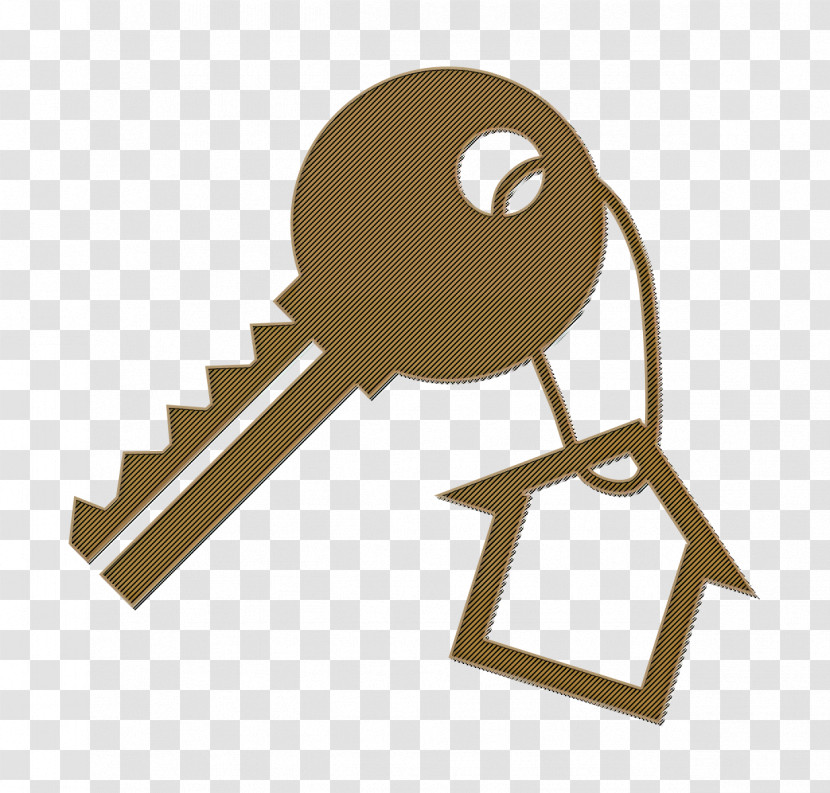 Keys Icon Key With A House Shape Hanging Icon Key Icon Transparent PNG
