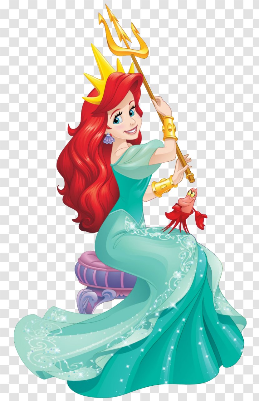 Ariel The Little Mermaid Fa Mulan Princess Aurora Rapunzel - Figurine - Disney Transparent PNG