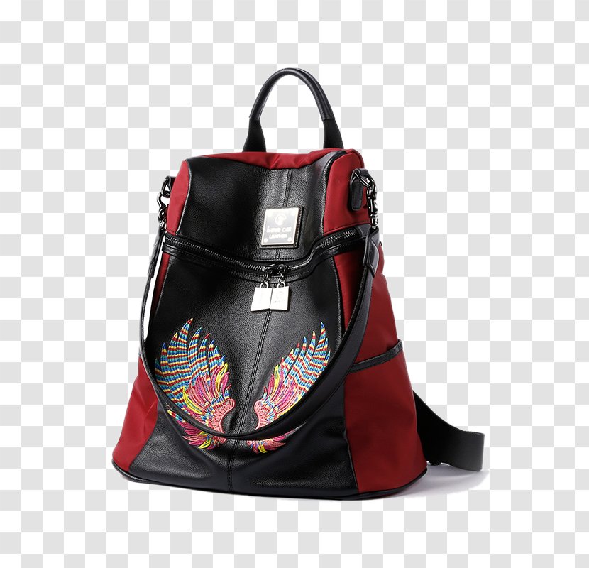 Handbag Backpack Red Woman - Tree - Double Pull Buckle Transparent PNG