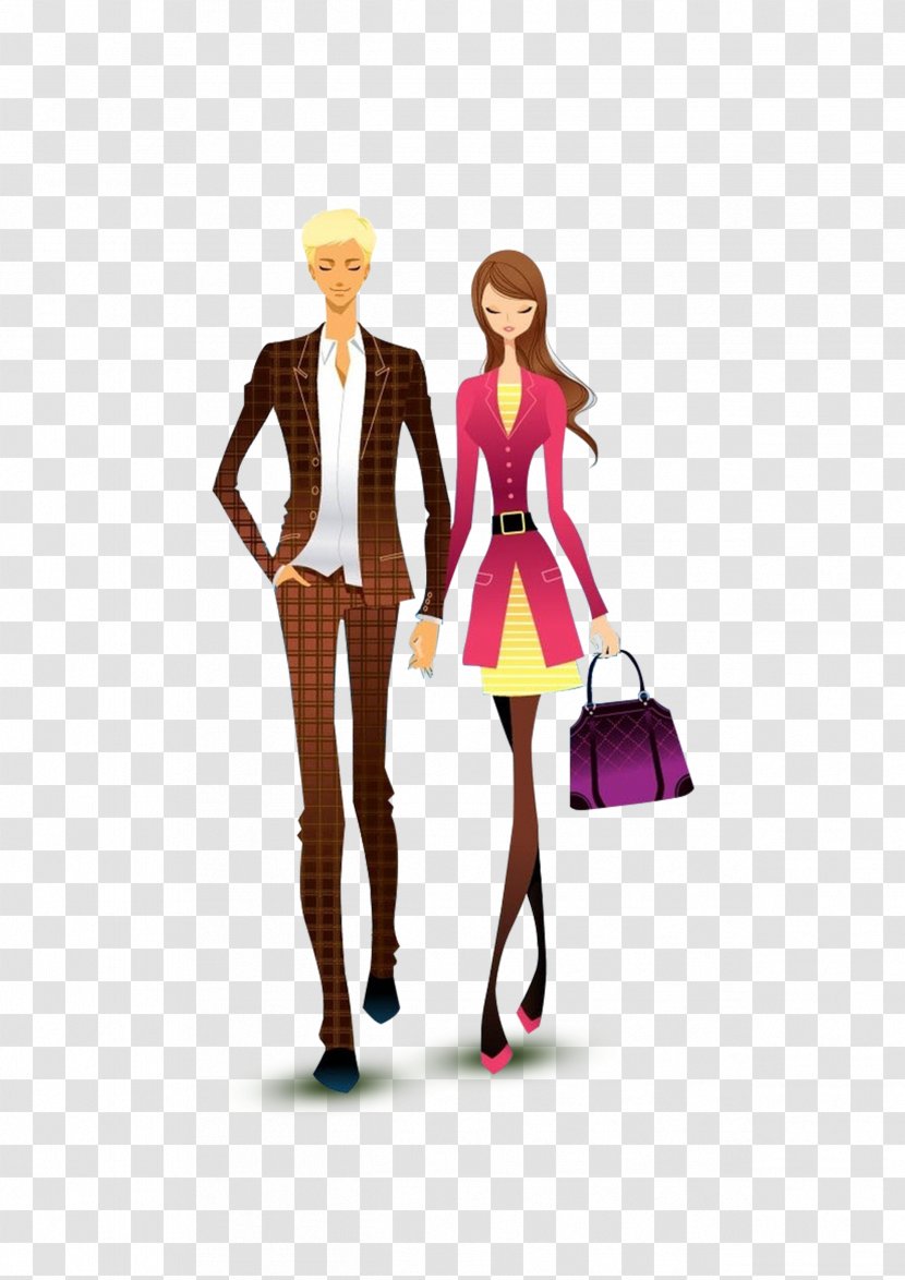 Significant Other Dating Romance - Flower - Cartoon Couple Transparent PNG