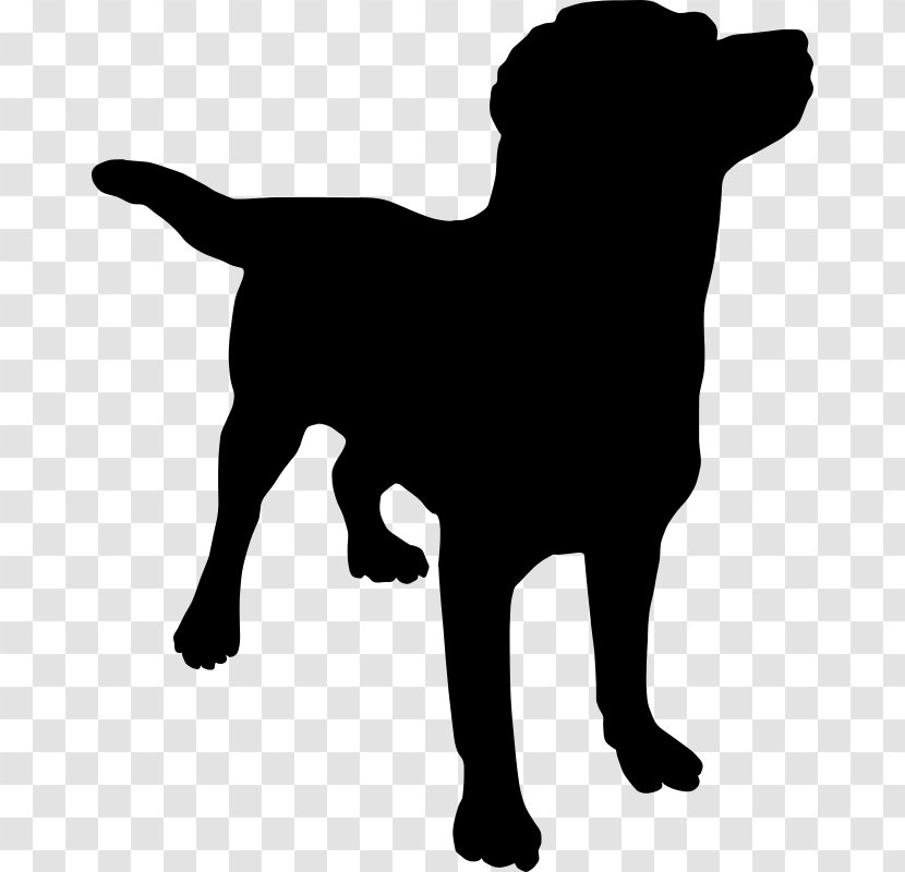 Labrador Retriever Silhouette Clip Art - Puppy Transparent PNG