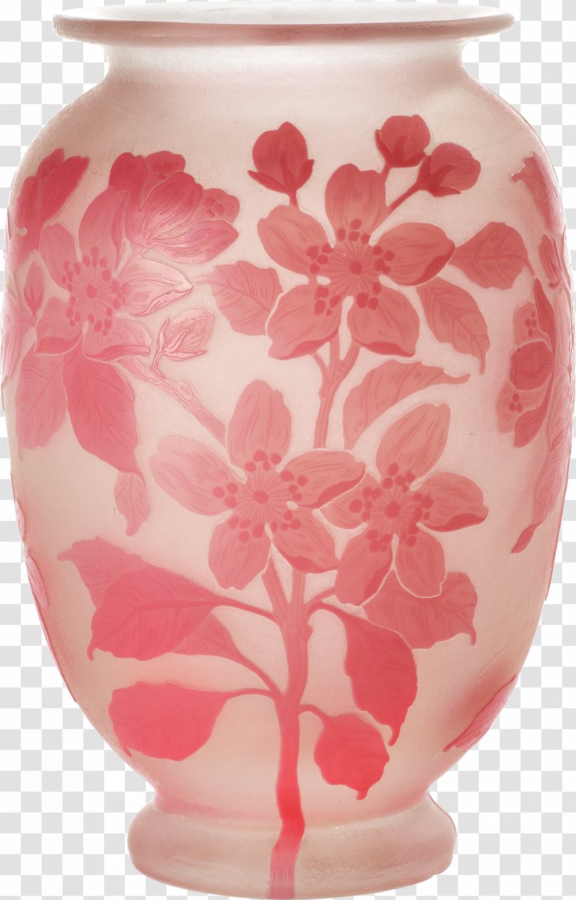 Vase Kosta, Sweden Orrefors Art Nouveau Glass Transparent PNG