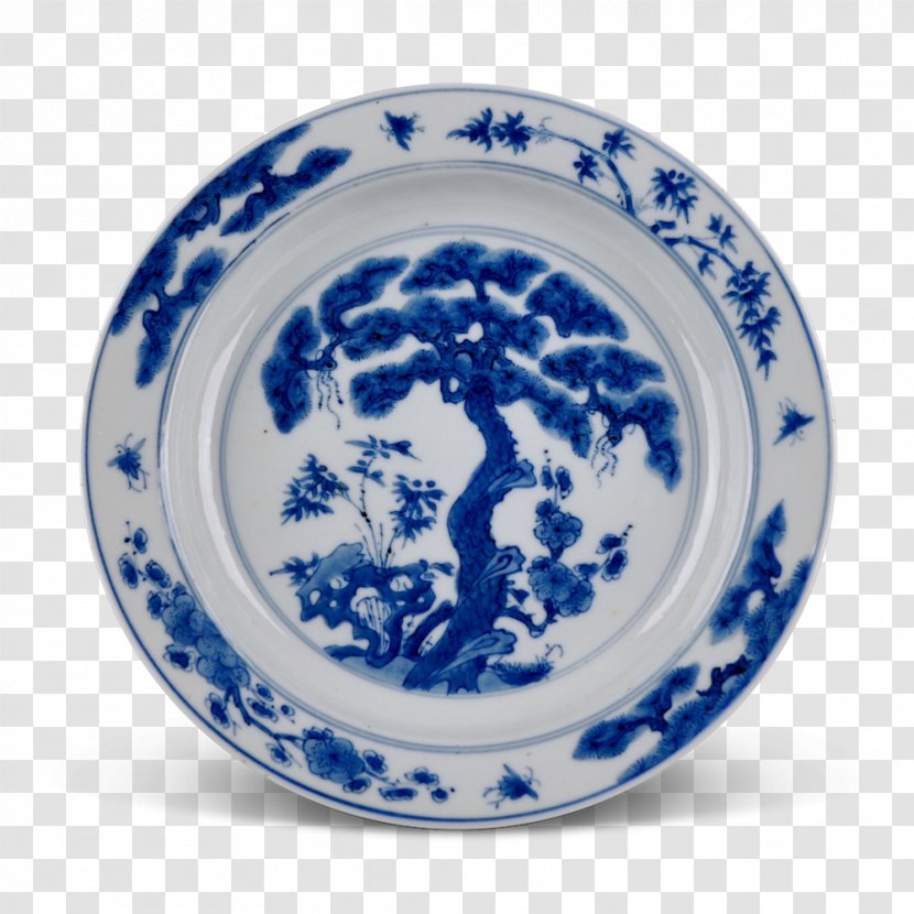 Plate Blue And White Pottery Ceramic Imari Ware Famille Rose Transparent PNG