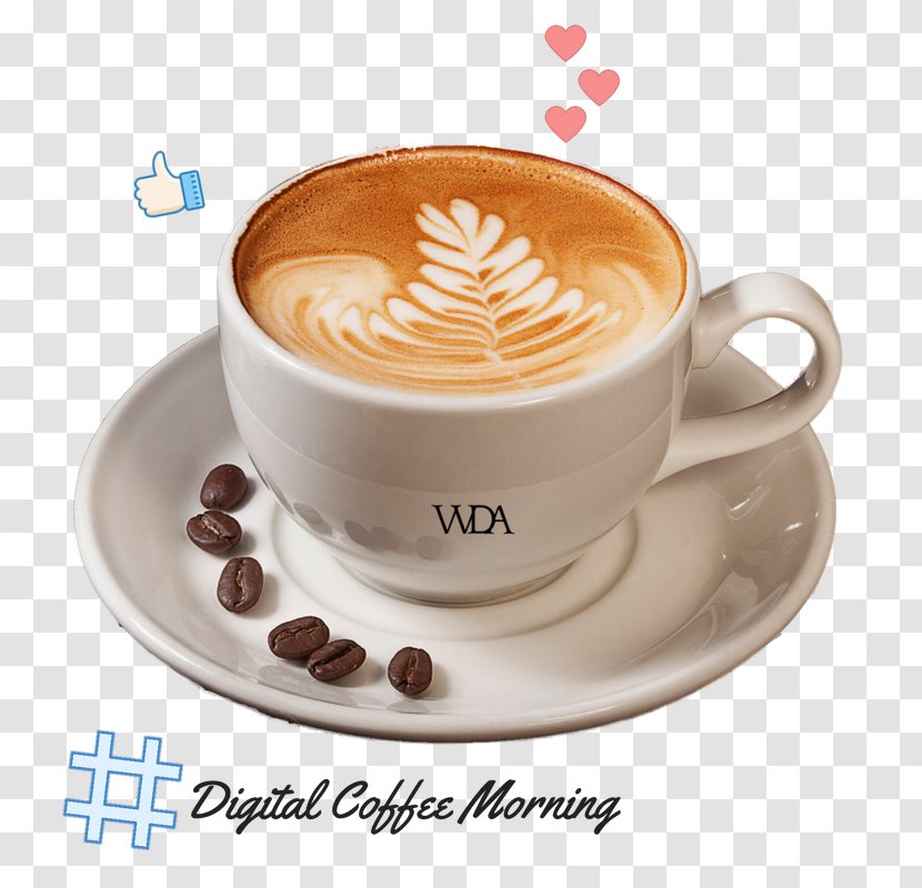 Cappuccino Coffee Cafe Latte Espresso - Milk Transparent PNG