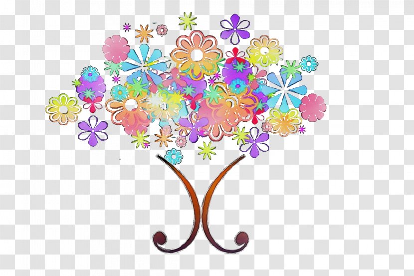 Cherry Blossom Tree Drawing - Plant - Cut Flowers Visual Arts Transparent PNG