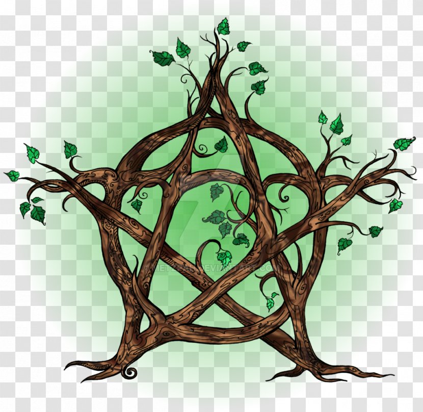 Twig Blanket Tree Oak Duvet - Pentacle Transparent PNG