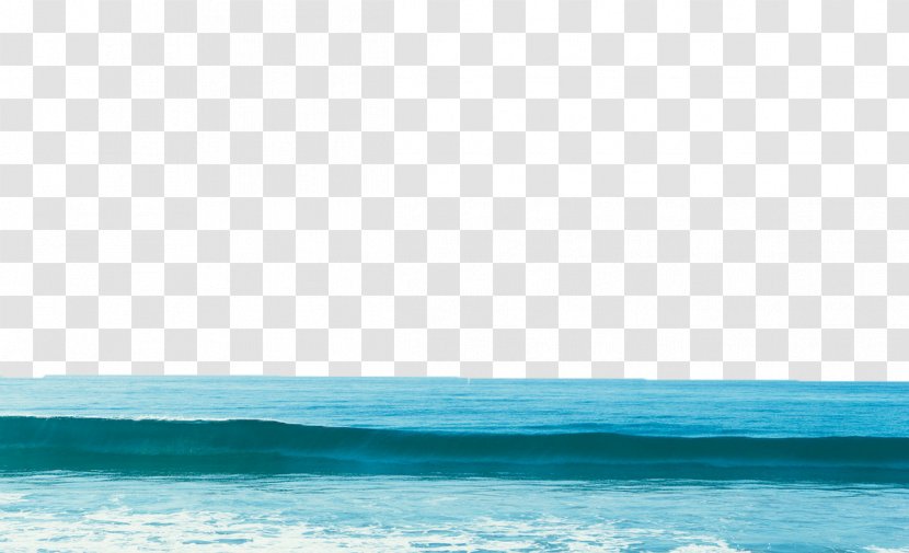 Blue Turquoise Sky Sea Wallpaper - Ocean Transparent PNG