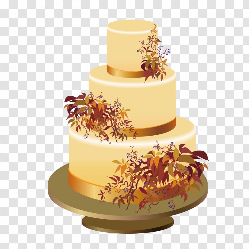 Common Grape Vine Wedding Cake Illustration - Red Transparent PNG
